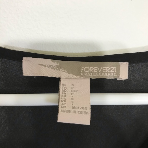 Forever 21 Contemporary Black Sheer Romper Size S - Picture 6 of 6